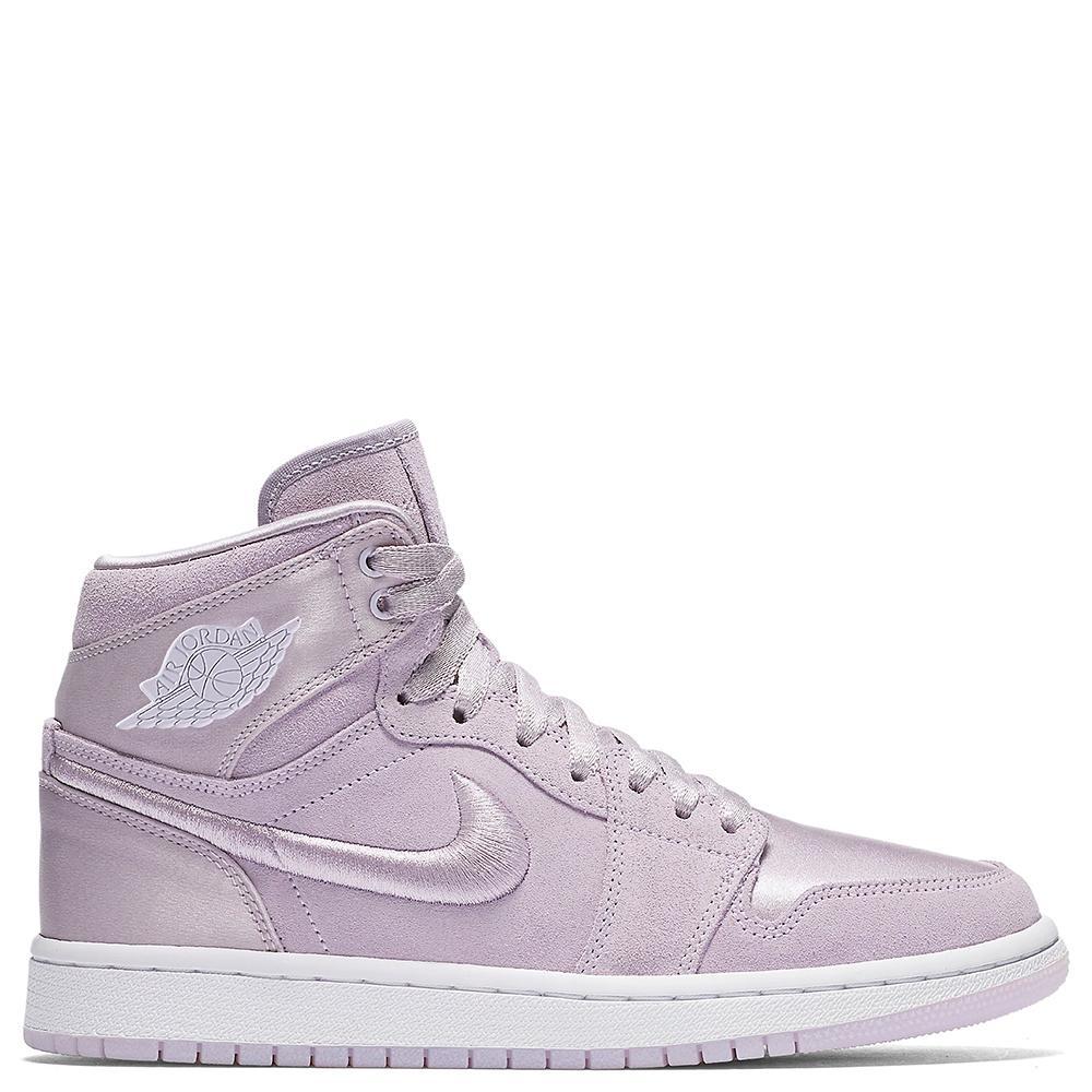 Style code AO1847-545. JORDAN WOMEN'S 1 RETRO HIGH SUMMER OF HIGH / BARELY GRAPE